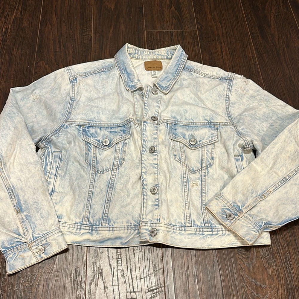 American eagle outfitters relaxed fit jean jacket
